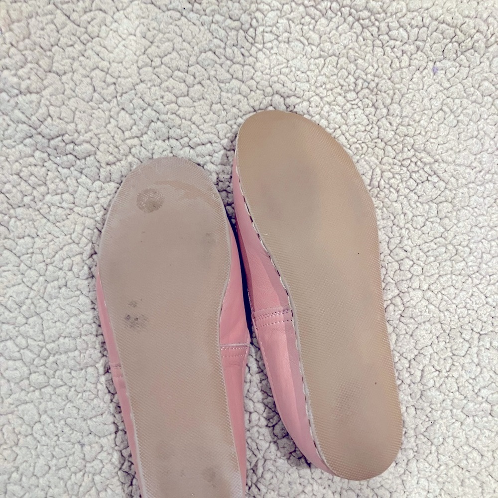 SABAH ROSA PINK LEATHER SHOES WOMEN SIZE 38 - Women Size 7 - Picture 4 of 6